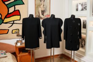 3 платья Майи Плисецкой, созданные французским модельером Пьером Карденом. Фото: Бахрушинский музей